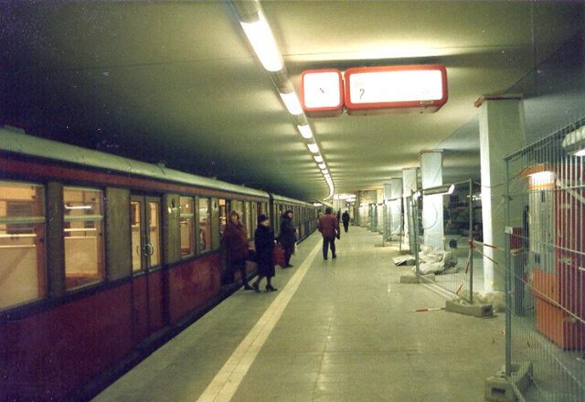 S Bahn, Potsdamer Platz 1996